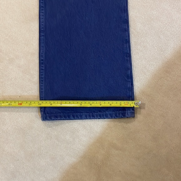 NWT Zara mid rise regular length bootcut fit slate blue jeans in size 8 - Picture 4 of 11